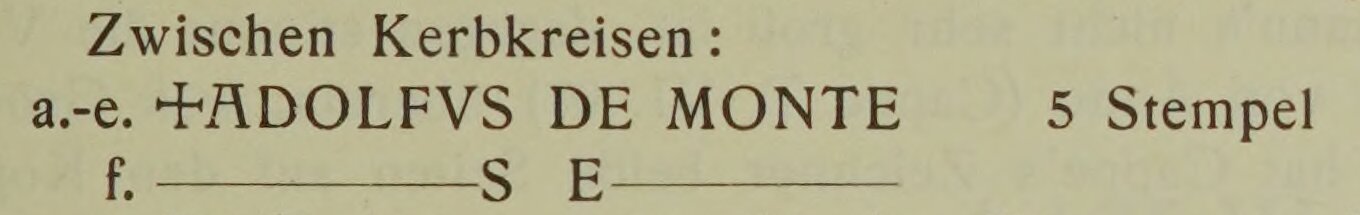 Scan-Ausschnitt der Vorderseite zu Katalognummer 1