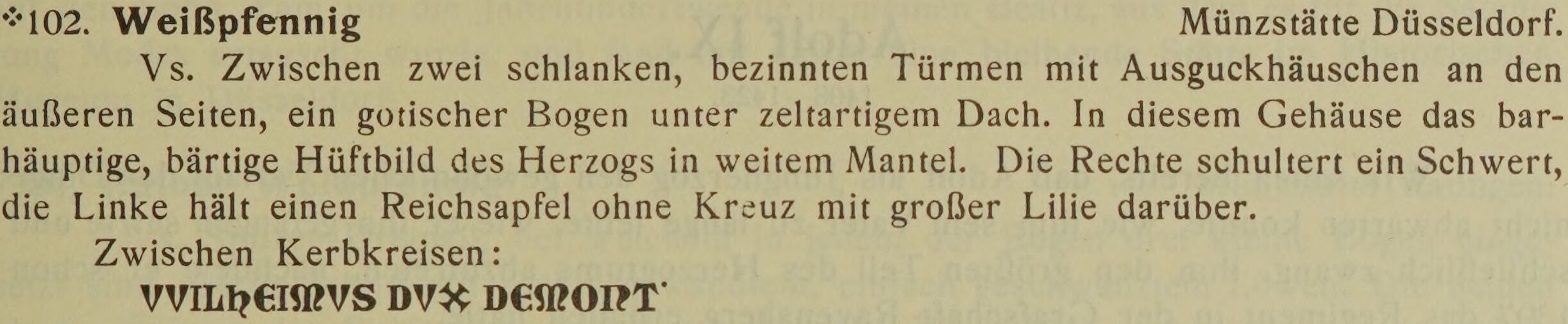 Scan-Ausschnitt der Vorderseite zu Katalognummer 102