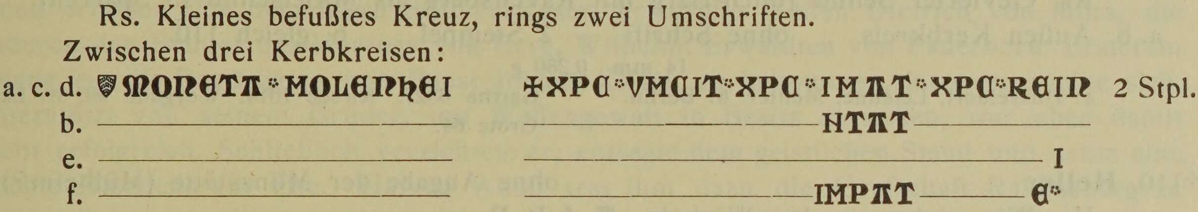 Scan-Ausschnitt der Rückseite zu Katalognummer 107