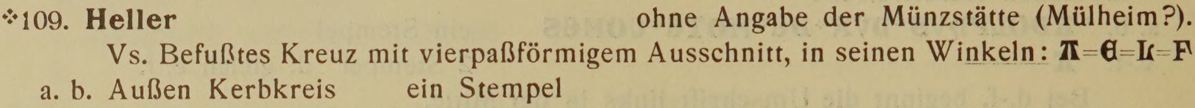 Scan-Ausschnitt der Vorderseite zu Katalognummer 109