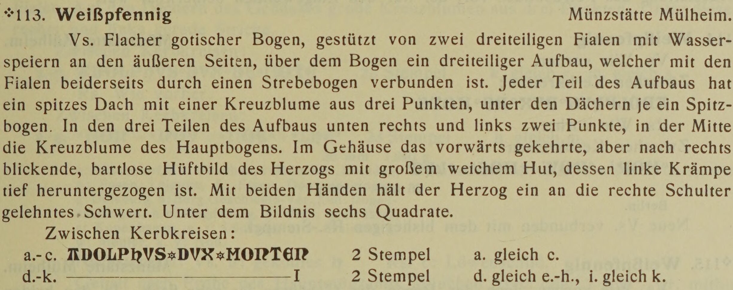 Scan-Ausschnitt der Vorderseite zu Katalognummer 113