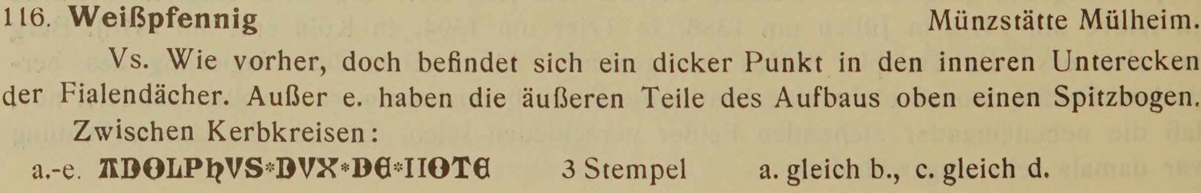 Scan-Ausschnitt der Vorderseite zu Katalognummer 116