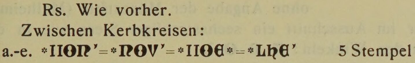 Scan-Ausschnitt der Rückseite zu Katalognummer 116