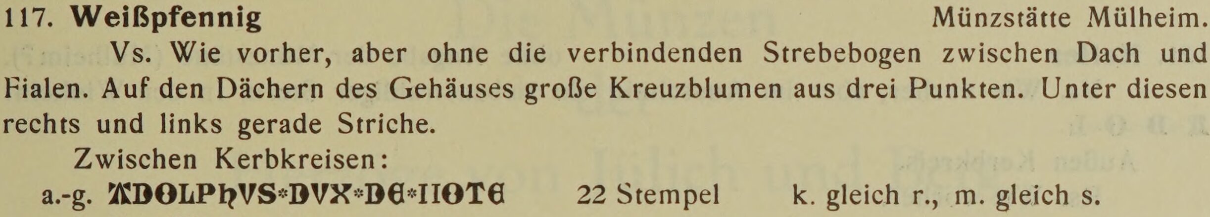 Scan-Ausschnitt der Vorderseite zu Katalognummer 117