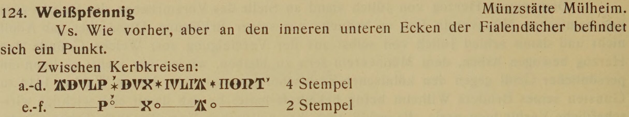 Scan-Ausschnitt der Vorderseite zu Katalognummer 124