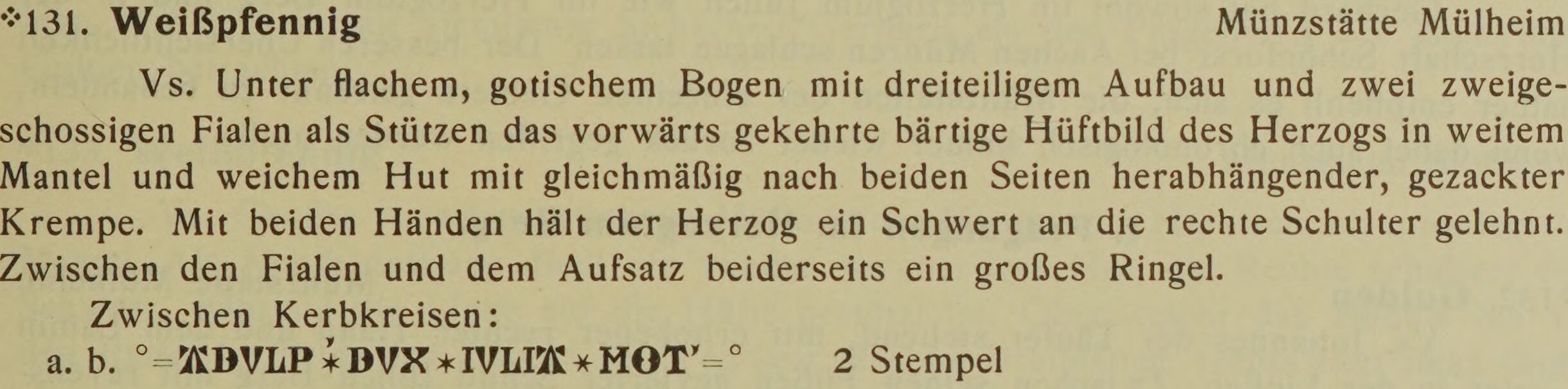 Scan-Ausschnitt der Vorderseite zu Katalognummer 131