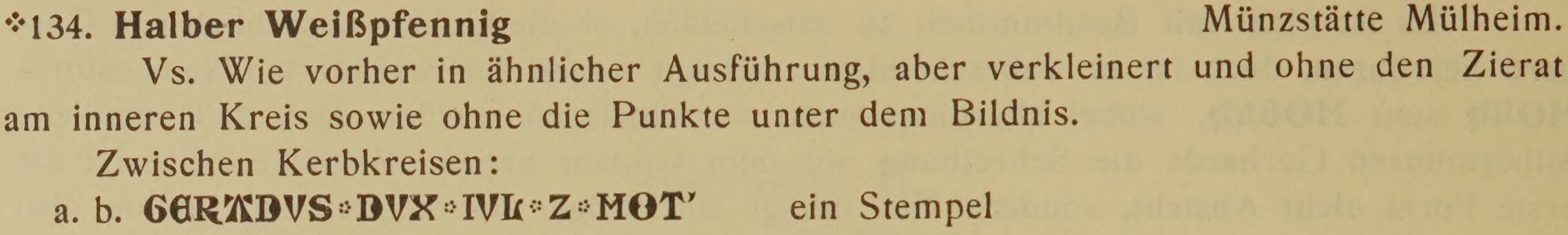 Scan-Ausschnitt der Vorderseite zu Katalognummer 134