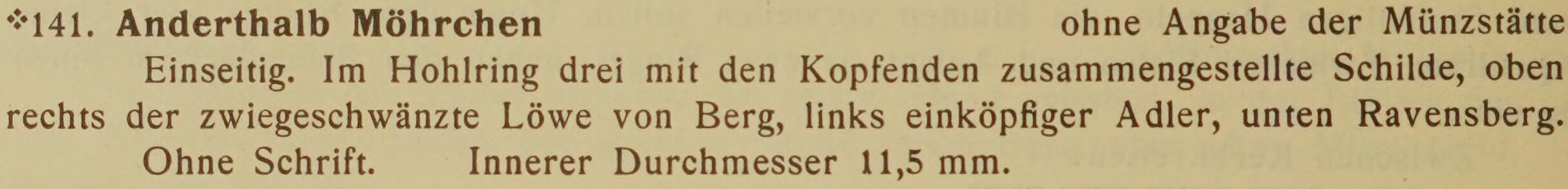 Scan-Ausschnitt der Vorderseite zu Katalognummer 141