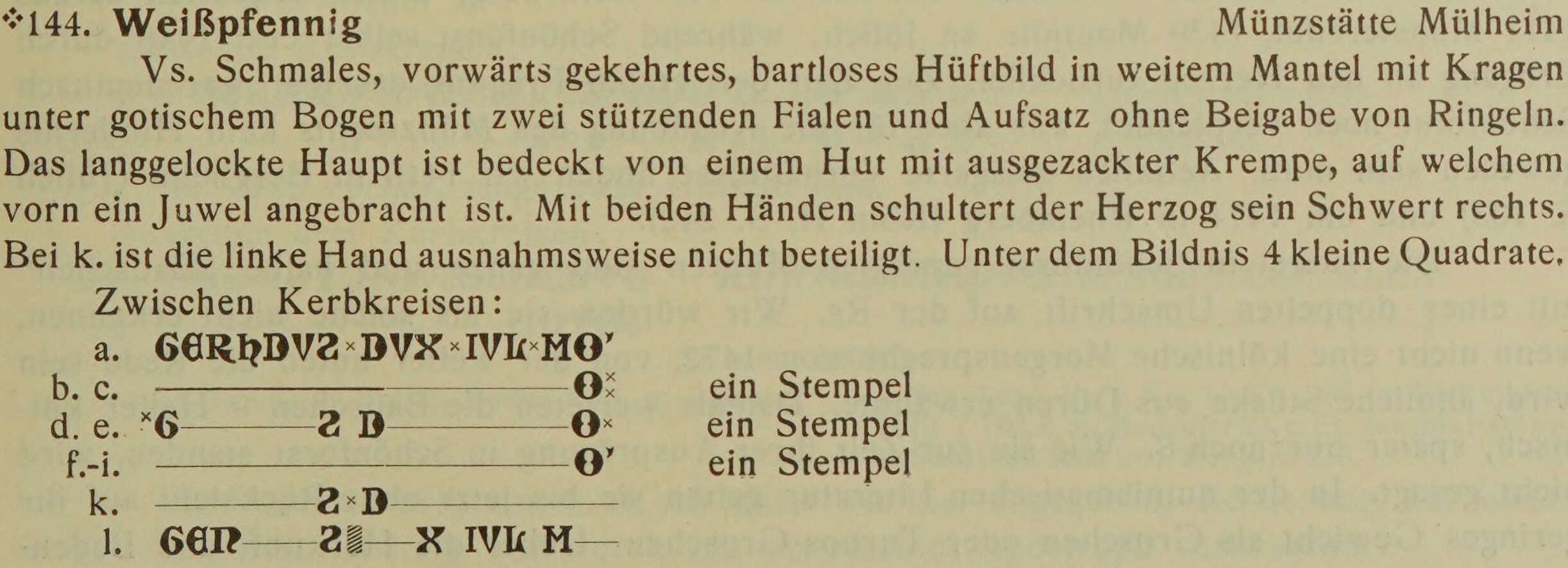 Scan-Ausschnitt der Vorderseite zu Katalognummer 144