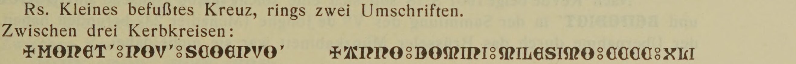 Scan-Ausschnitt der Rückseite zu Katalognummer 145