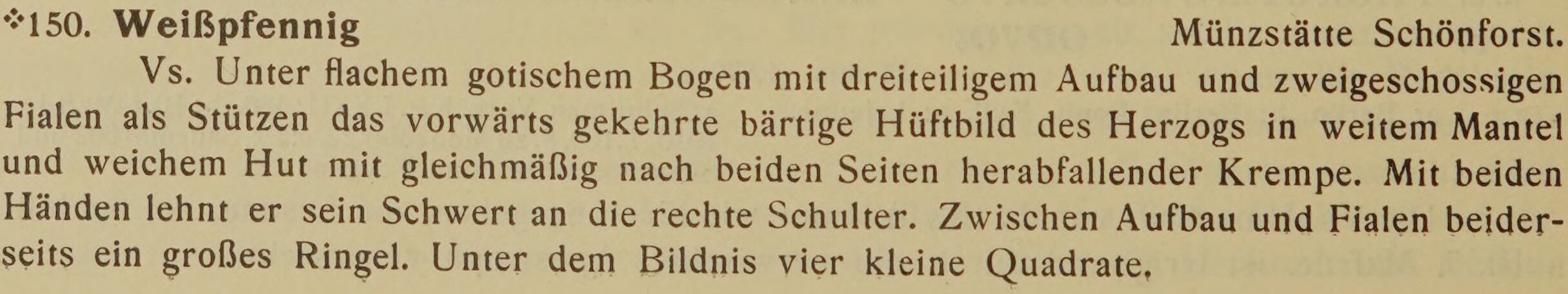 Scan-Ausschnitt der Vorderseite zu Katalognummer 150