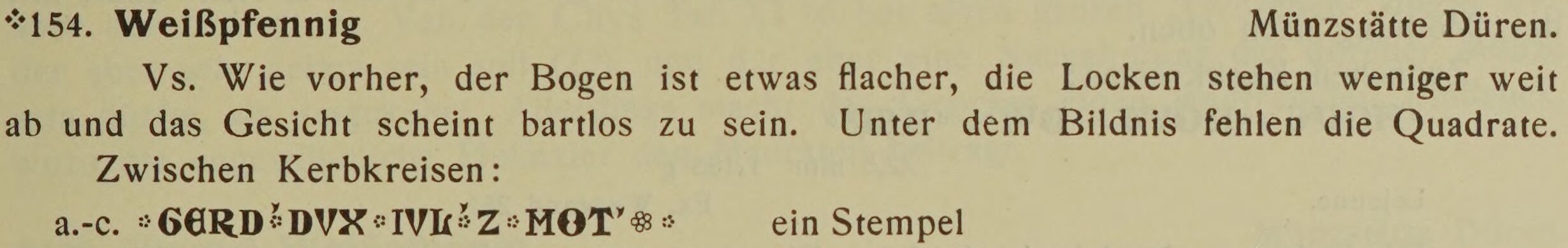 Scan-Ausschnitt der Vorderseite zu Katalognummer 154