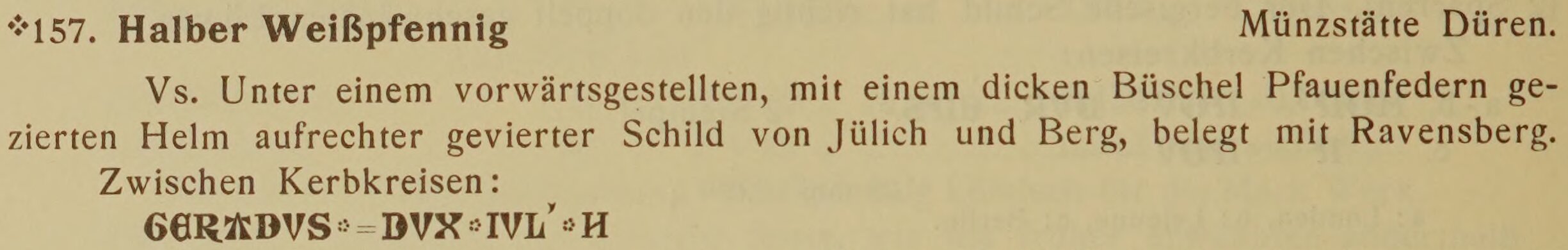 Scan-Ausschnitt der Vorderseite zu Katalognummer 157