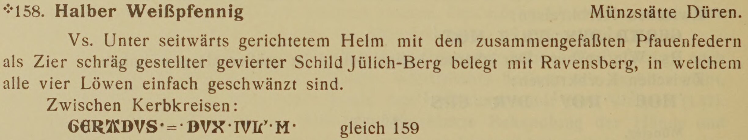Scan-Ausschnitt der Vorderseite zu Katalognummer 158