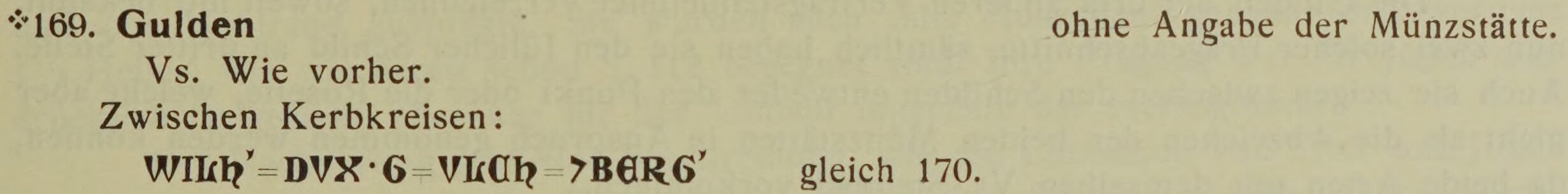 Scan-Ausschnitt der Vorderseite zu Katalognummer 169