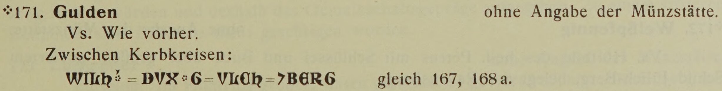 Scan-Ausschnitt der Vorderseite zu Katalognummer 171