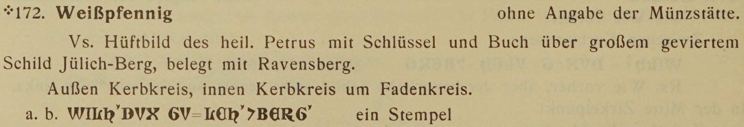 Scan-Ausschnitt der Vorderseite zu Katalognummer 172