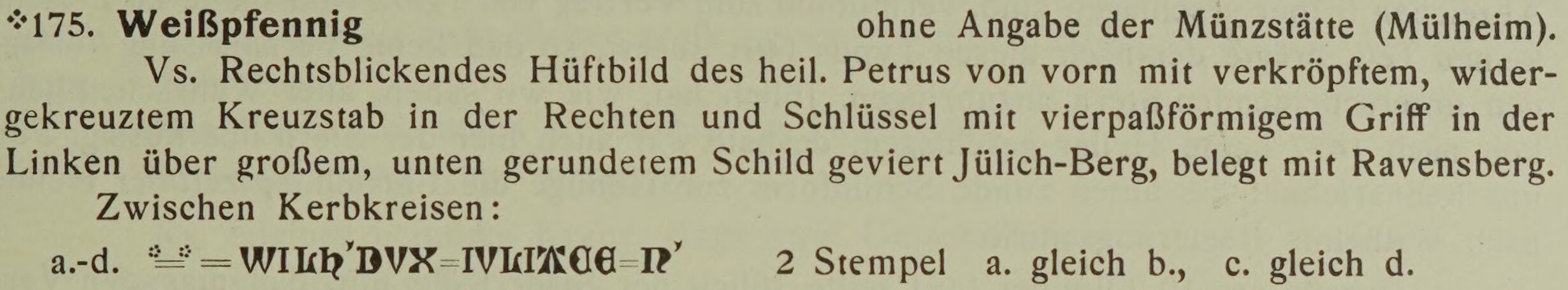 Scan-Ausschnitt der Vorderseite zu Katalognummer 175