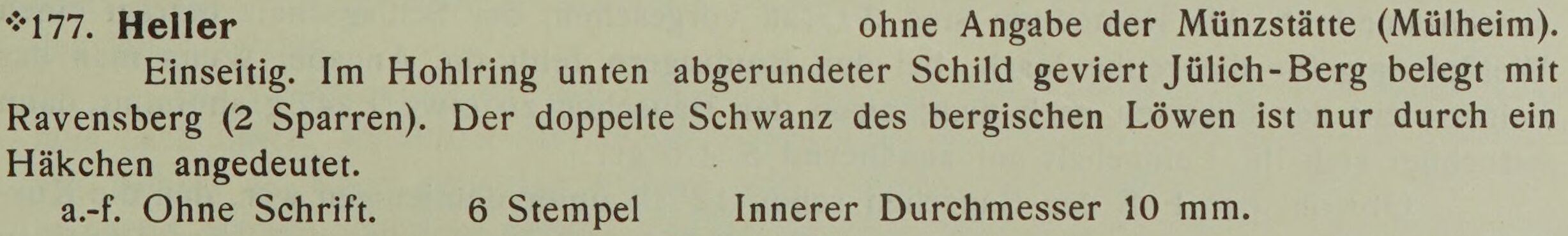 Scan-Ausschnitt der Vorderseite zu Katalognummer 177