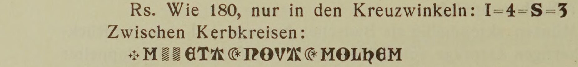 Scan-Ausschnitt der Rückseite zu Katalognummer 182