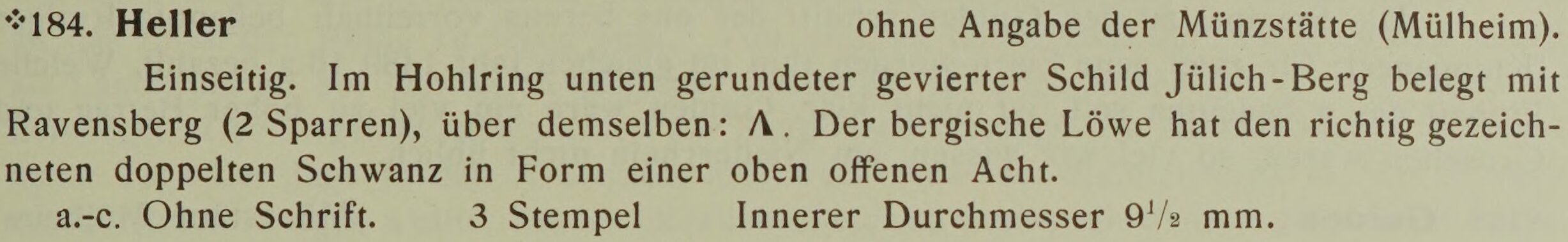 Scan-Ausschnitt der Vorderseite zu Katalognummer 184