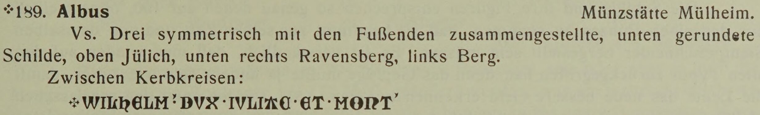 Scan-Ausschnitt der Vorderseite zu Katalognummer 189