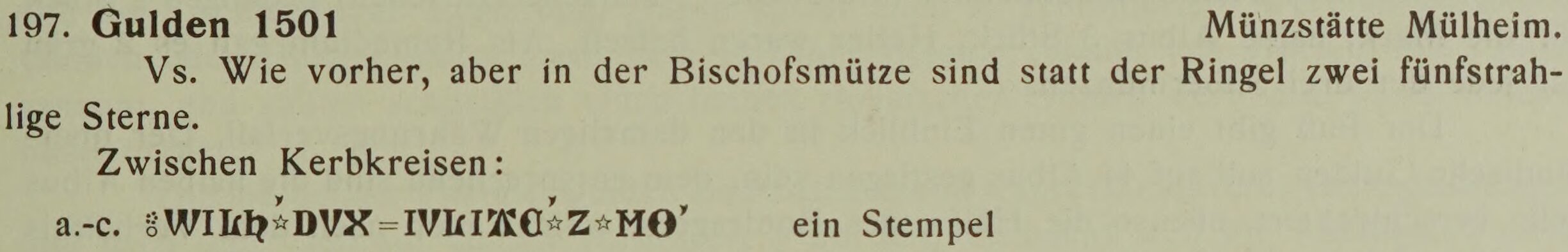 Scan-Ausschnitt der Vorderseite zu Katalognummer 197