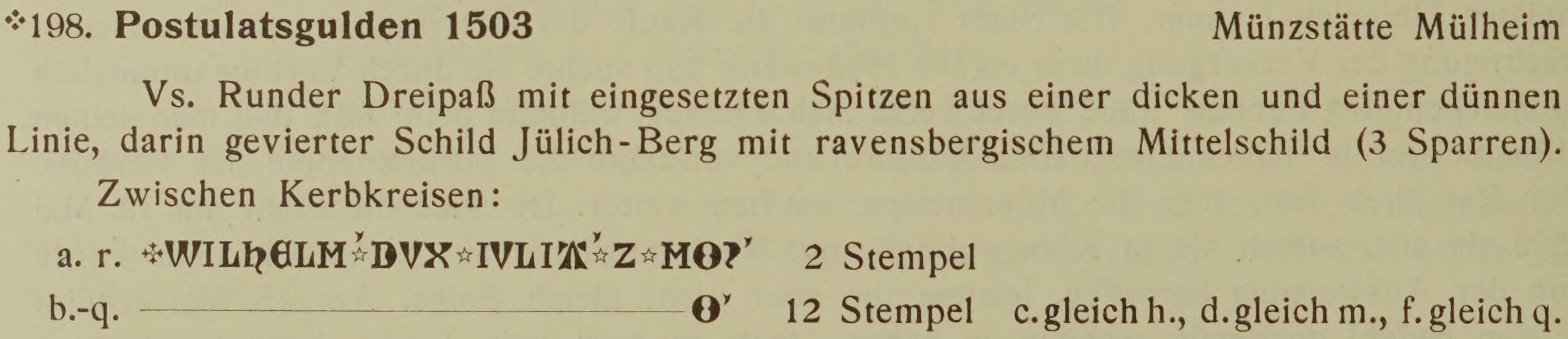 Scan-Ausschnitt der Vorderseite zu Katalognummer 198