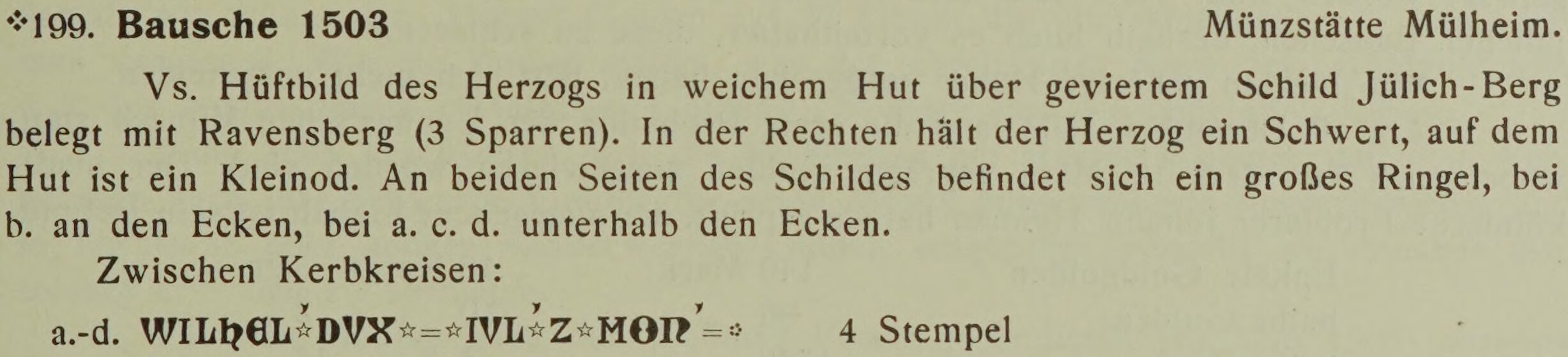 Scan-Ausschnitt der Vorderseite zu Katalognummer 199
