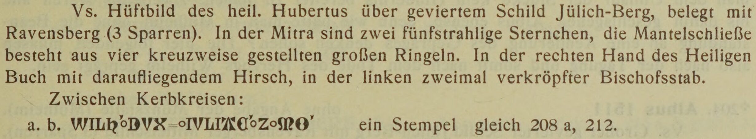 Scan-Ausschnitt der Vorderseite zu Katalognummer 202