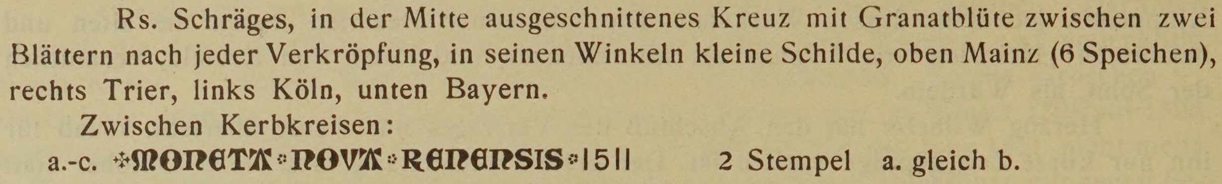 Scan-Ausschnitt der Rückseite zu Katalognummer 203