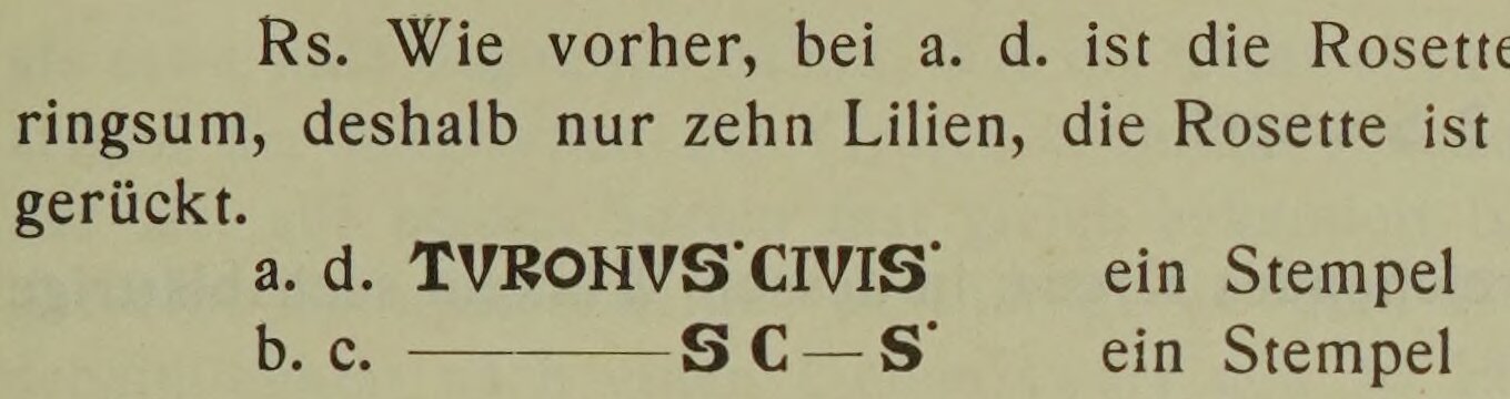 Scan-Ausschnitt der Rückseite zu Katalognummer 21
