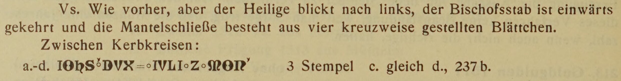 Scan-Ausschnitt der Vorderseite zu Katalognummer 215