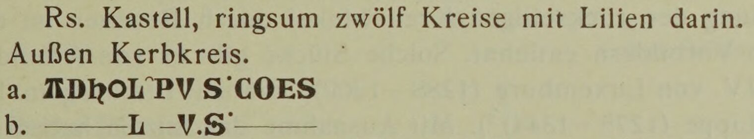 Scan-Ausschnitt der Rückseite zu Katalognummer 22