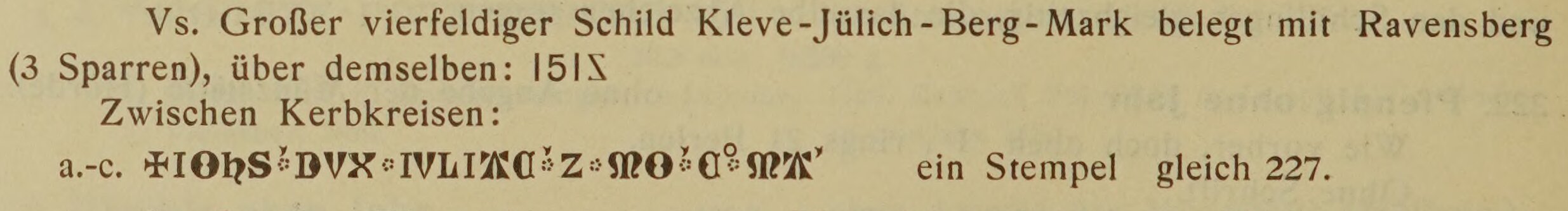 Scan-Ausschnitt der Vorderseite zu Katalognummer 226