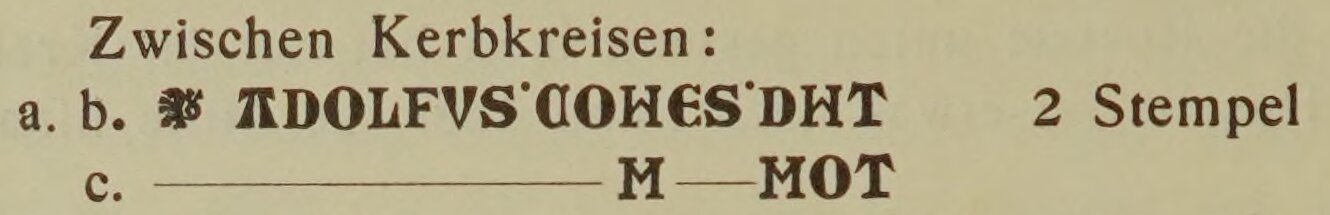 Scan-Ausschnitt der Vorderseite zu Katalognummer 23