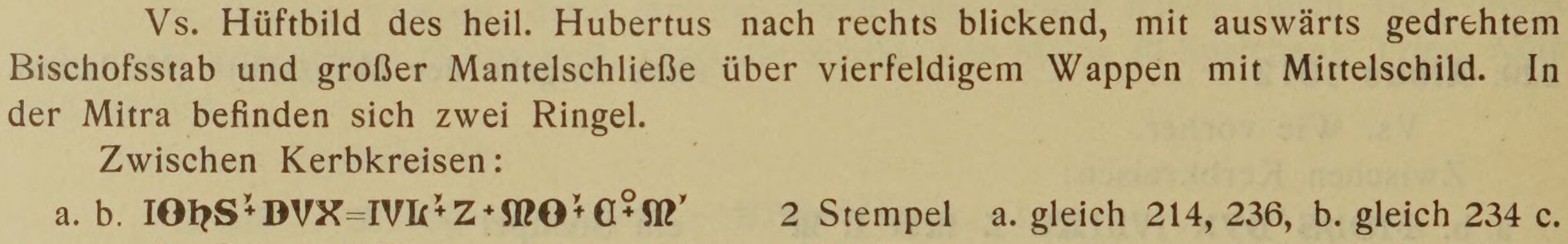 Scan-Ausschnitt der Vorderseite zu Katalognummer 233
