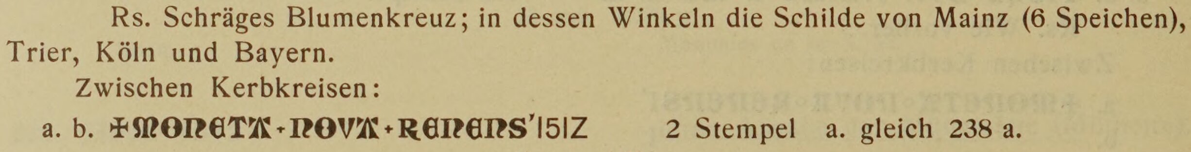 Scan-Ausschnitt der Rückseite zu Katalognummer 233