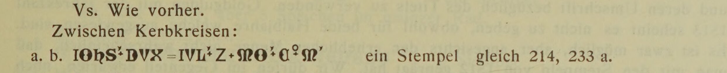 Scan-Ausschnitt der Vorderseite zu Katalognummer 236