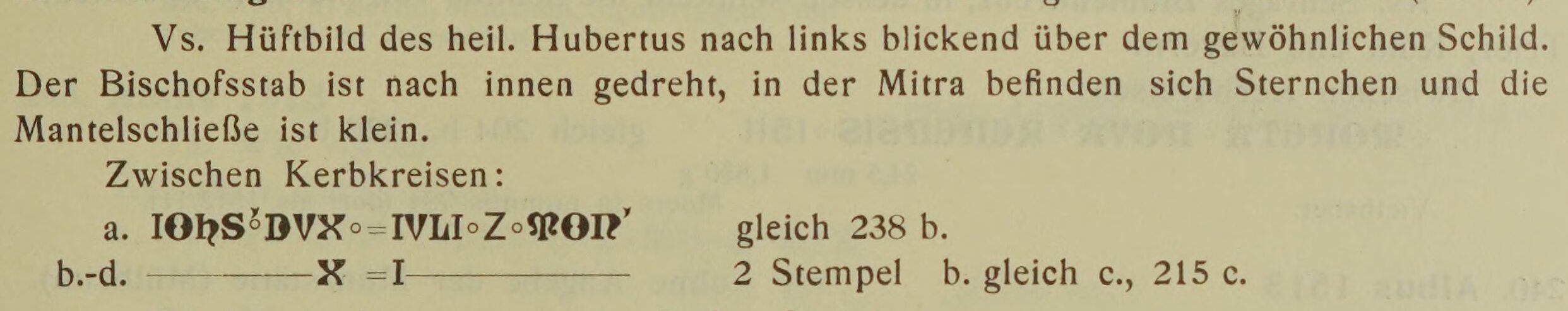 Scan-Ausschnitt der Vorderseite zu Katalognummer 237