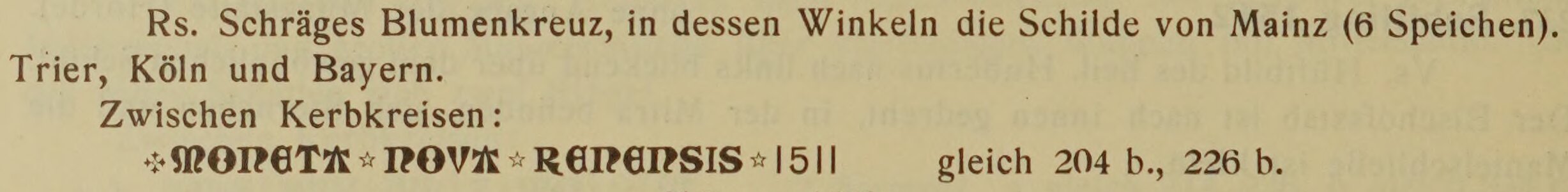 Scan-Ausschnitt der Rückseite zu Katalognummer 239