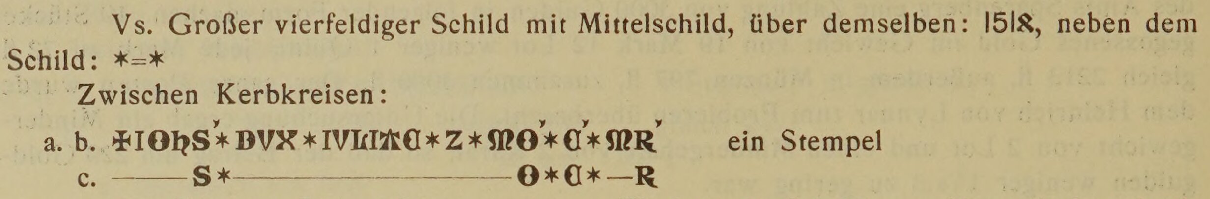 Scan-Ausschnitt der Vorderseite zu Katalognummer 249