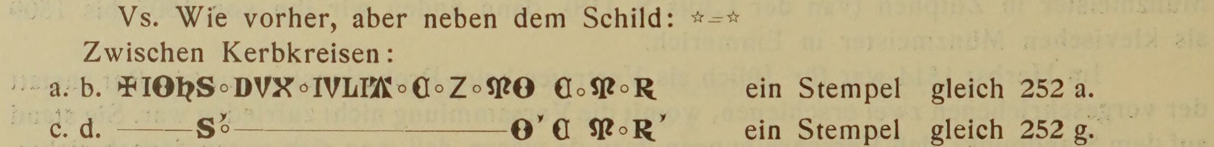 Scan-Ausschnitt der Vorderseite zu Katalognummer 251