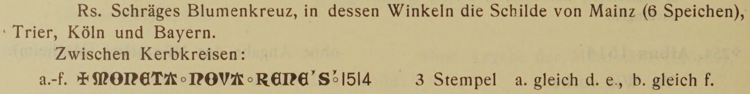 Scan-Ausschnitt der Rückseite zu Katalognummer 256