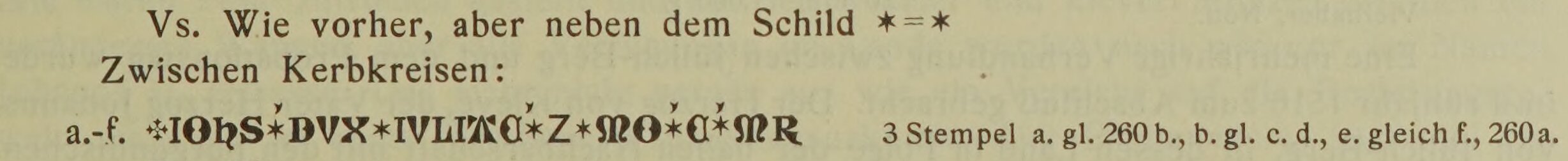 Scan-Ausschnitt der Vorderseite zu Katalognummer 259