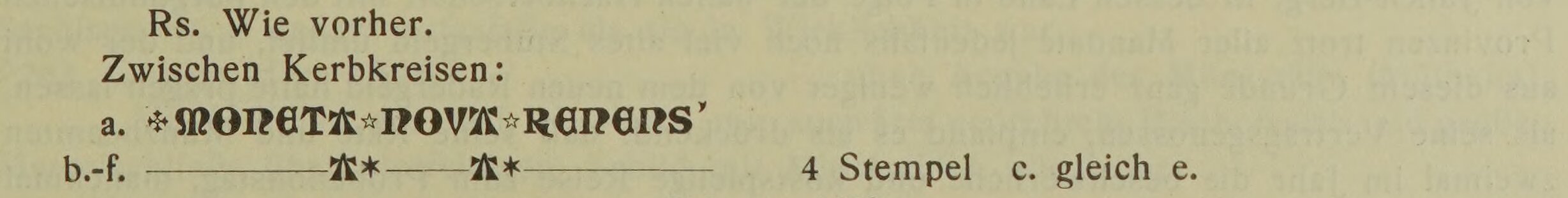 Scan-Ausschnitt der Rückseite zu Katalognummer 259