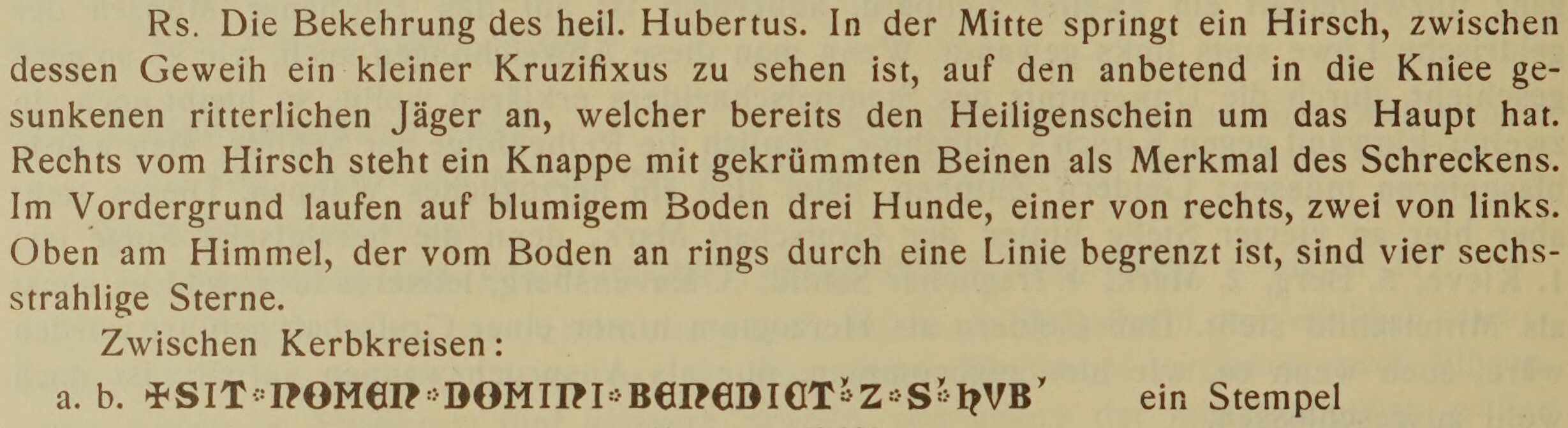 Scan-Ausschnitt der Rückseite zu Katalognummer 281