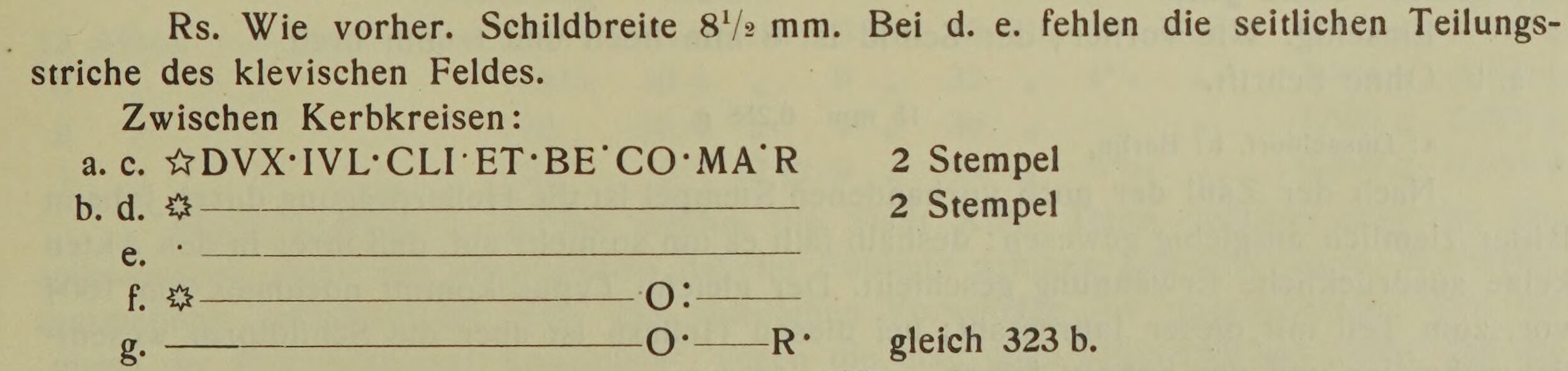 Scan-Ausschnitt der Rückseite zu Katalognummer 324