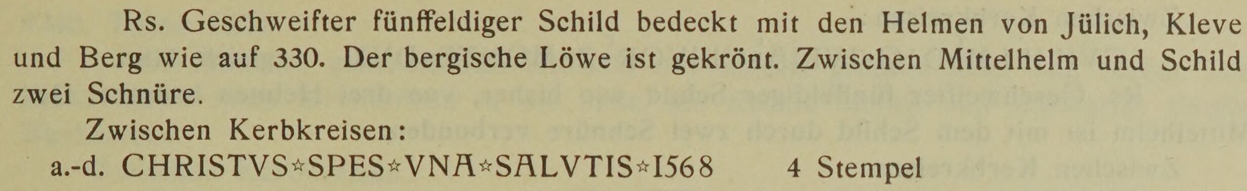 Scan-Ausschnitt der Rückseite zu Katalognummer 339