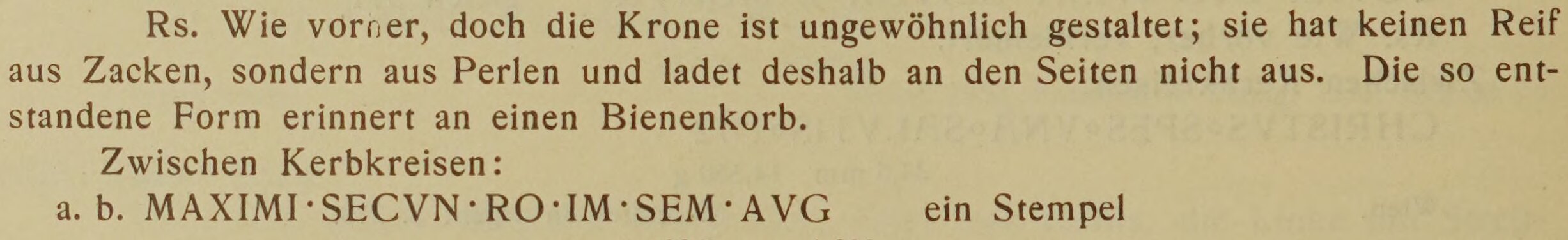 Scan-Ausschnitt der Rückseite zu Katalognummer 354